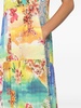 mix-print tiered dress 