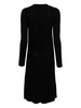 virgin wool midi dress