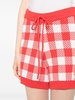 gingham knit Shorts