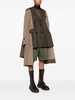 panelled-design trench coat