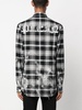 Sugar Daddy tartan-pattern flannel shirt