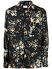 floral-print long-sleeve shirt