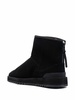 shearling-trim ankle boots