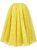 lace-embrioidered full skirt