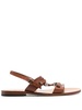 slingback leather sandals