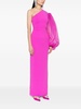 Hudson one-shoulder gown