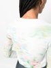 abstract-printcrew-neck jumper