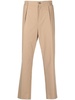 tailored straight trousers