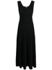 scoop-neck maxi dress