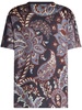 paisley-print cotton t-shirt