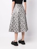 Konstantin floral-embroidered skirt