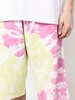 tie-dye print bermuda shorts