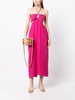 Laila halterneck midi dress