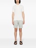 pleated chino shorts