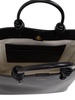 JIL SANDER Classic Black Tote Handbag with Golden Accents