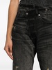 mid-rise straight-leg jeans