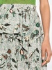 Keira mix-print silk miniskirt