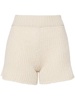 Finest ribbed-knit shorts