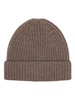 ribbed cashmere beanie