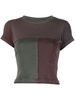 panelled cropped top