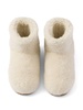 shearling booties