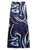 Marmo-print maxi skirt