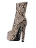 snakeskin-effect platform ankle boots