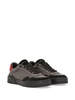 New Roma panelled leather sneakers