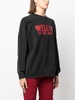 slogan-print sweatshirt 