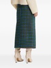 tweed midi skirt