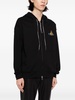 Rugged Orb-embroidered zipped hoodie