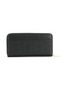 grosgrain-tab leather continental wallet