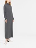 Jil Sander High Neck Cashmere Midi Dress