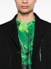 Leaves-print crew-neck T-shirt