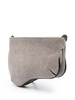 Curve leather shoulder bag