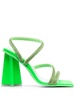 105mm crystal-strap sandals