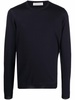 crew-neck knit jumper