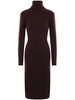 knit cashmere midi dress