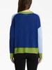 colour-block cashmere cardigan