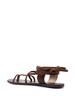 lace-up suede sandals 