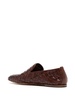 woven-leather loafers