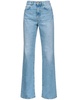 high-rise straight-leg jeans