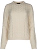 cable-knit cashmere jumper 