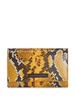 Ulyana snakeskin-effect clutch bag