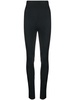 high-waisted skinny trousers