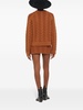 cable-knit virgin-wool jumper