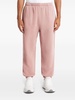 cotton-fleece track pants