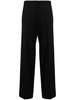 wide-leg tailored trousers