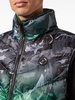 camouflage-pattern padded vest