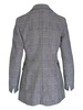 houndstooth-print virgin-wool blazer